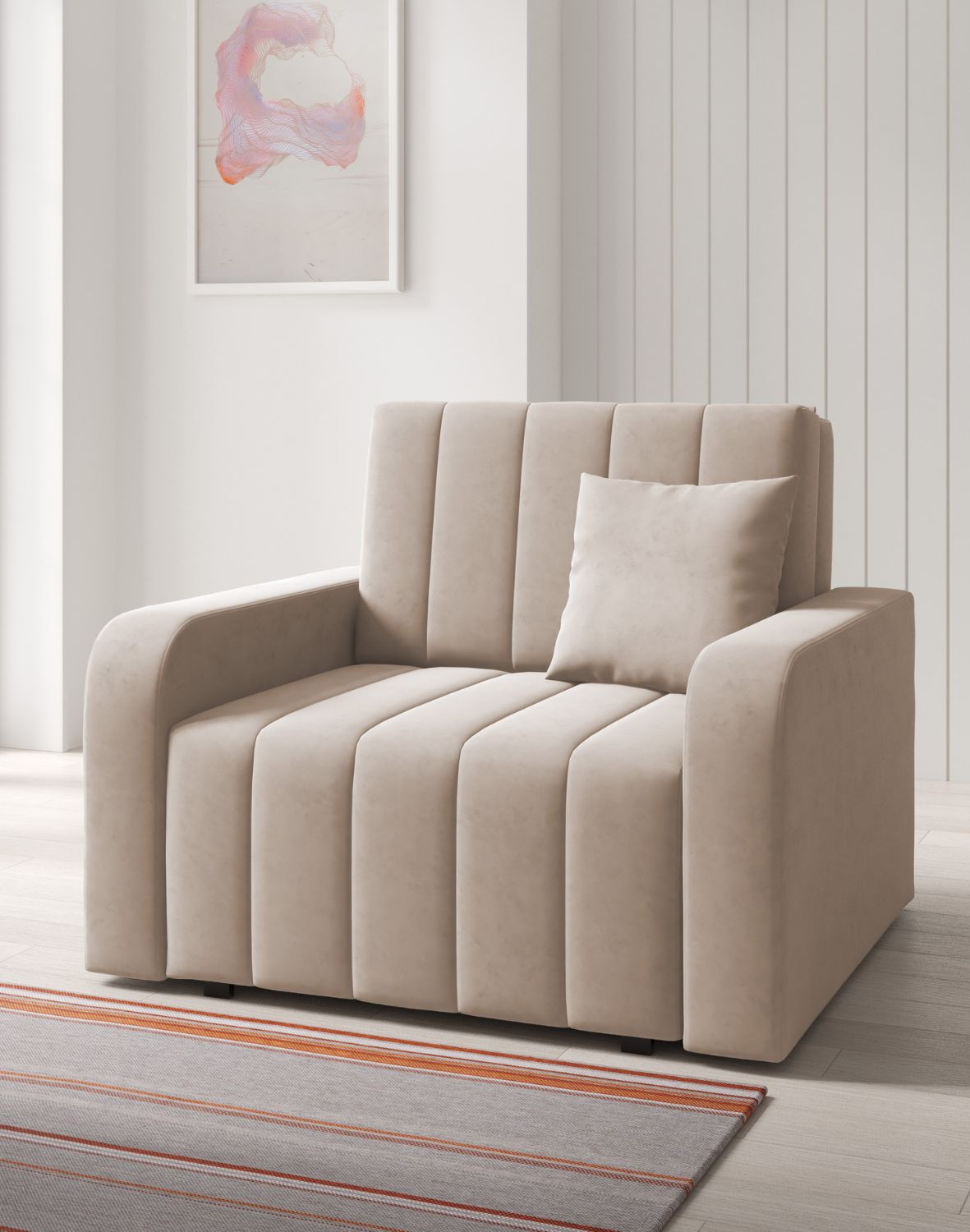 rozkładany fotel z funkcją spania marko i