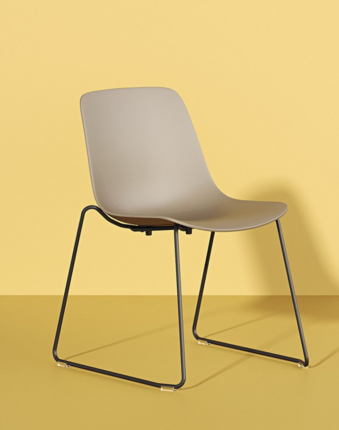 Sitari krzesło ramowe plastikowe CFS na płozie