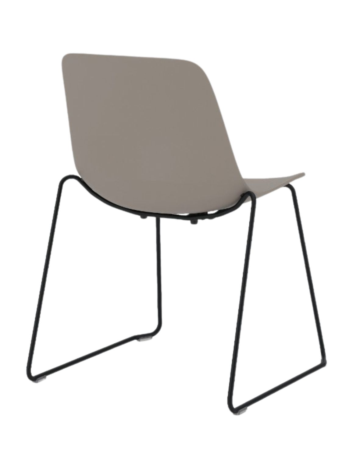 Sitari krzesło ramowe plastikowe CFS na płozie