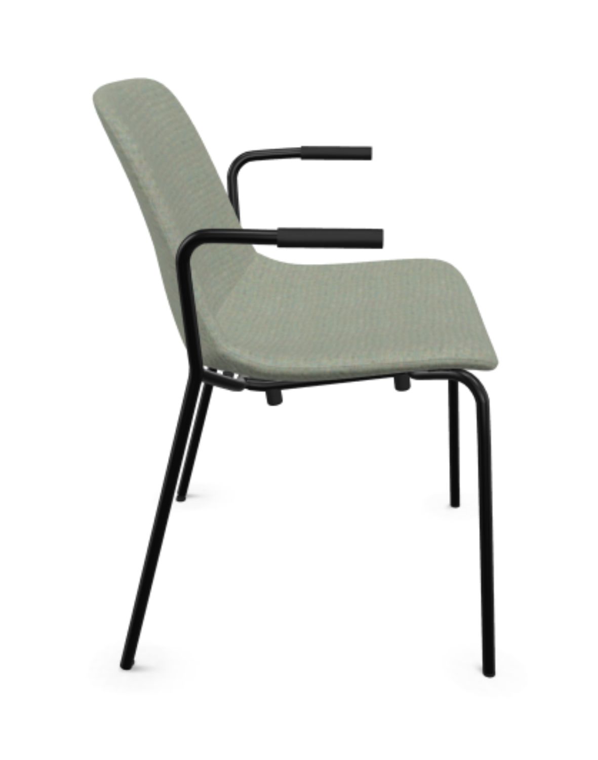 Sitari krzesło ramowe tapicerowane 4L z podłokietnikami