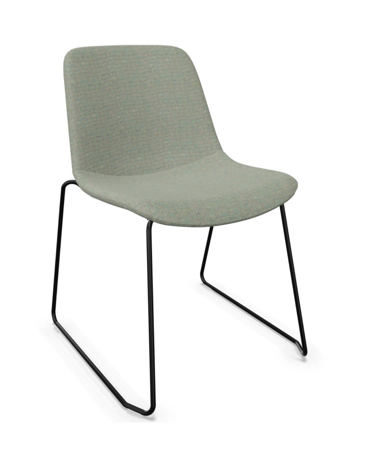 Sitari krzesło ramowe tapicerowane CFS na płozie