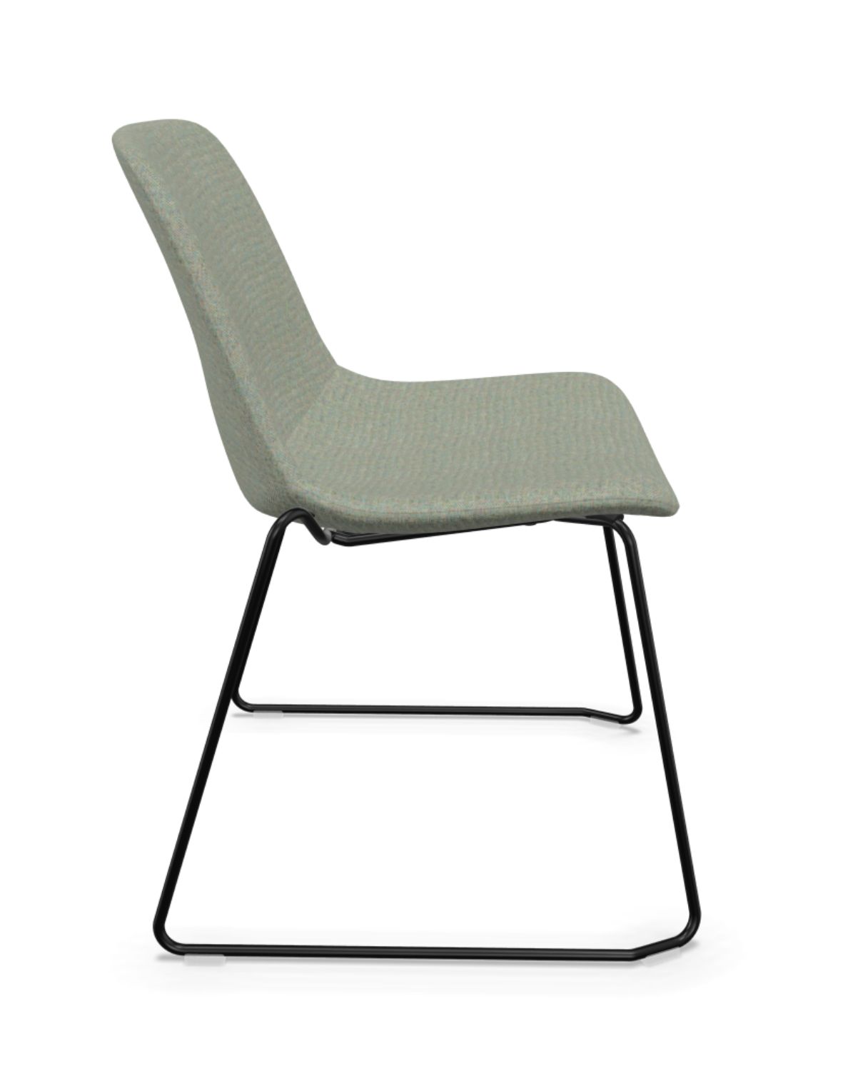 Sitari krzesło ramowe tapicerowane CFS na płozie