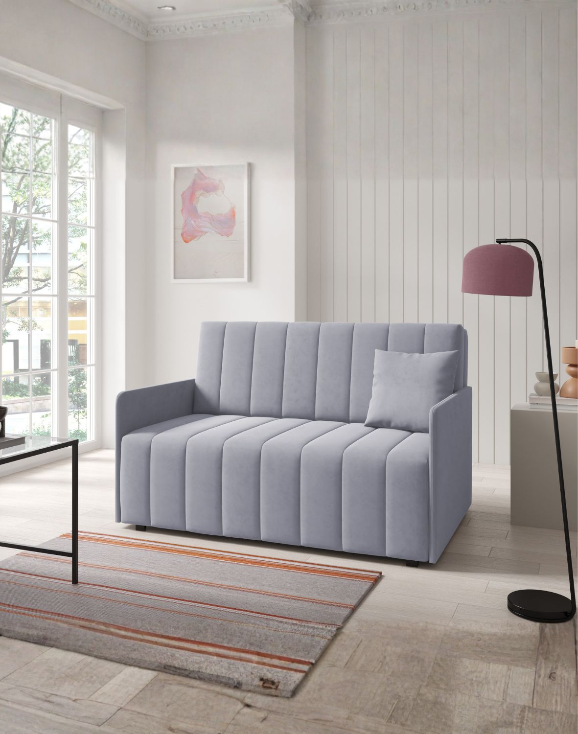 mała sofa amerykanka z funkcją spania neo iii