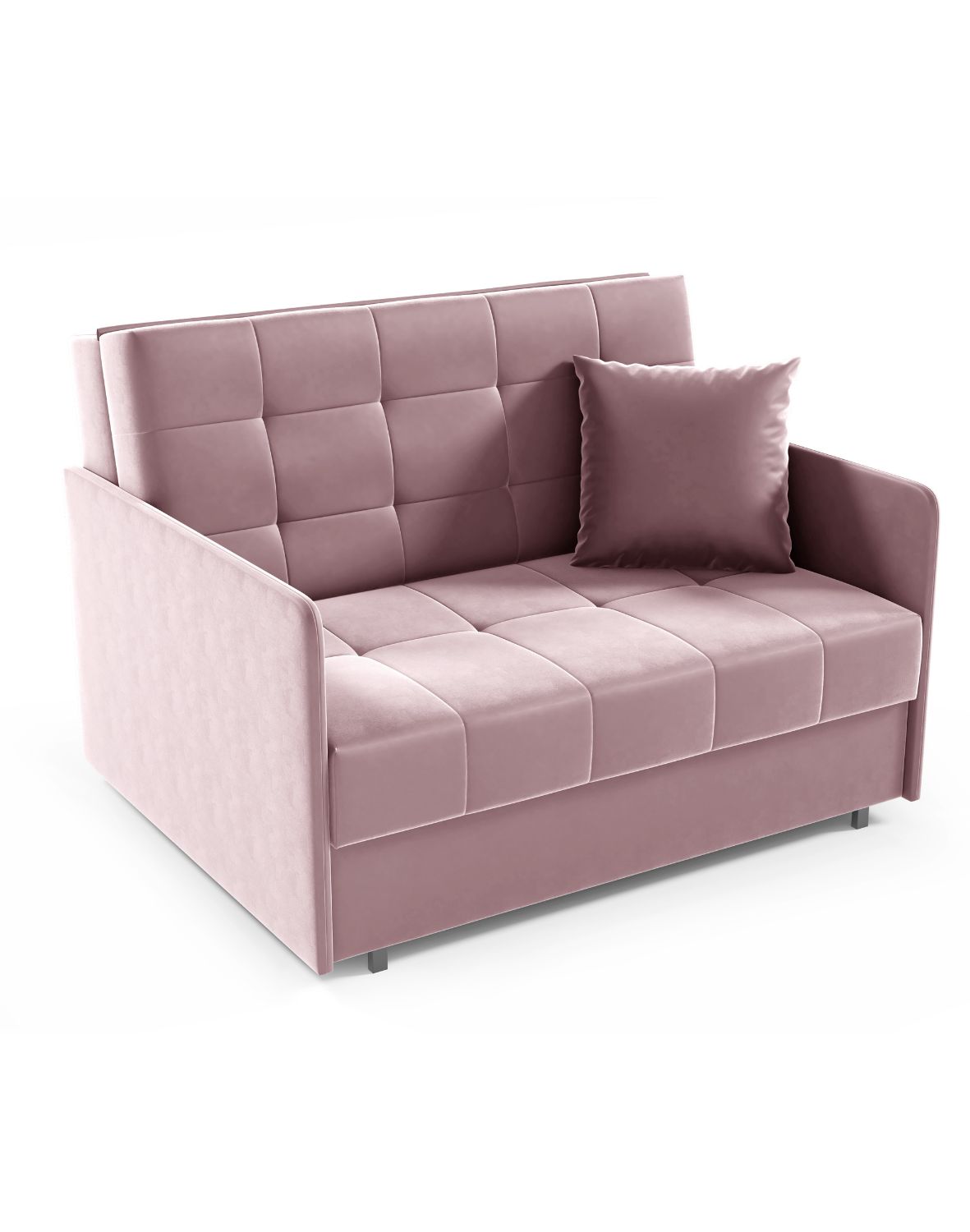 różowa sofa amerykanka sally ii 170