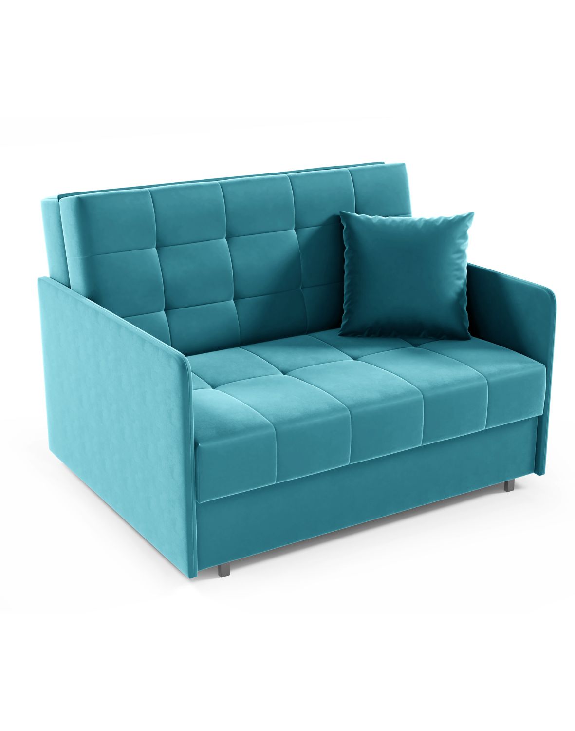 turkusowa sofa amerykanka sally ii 170