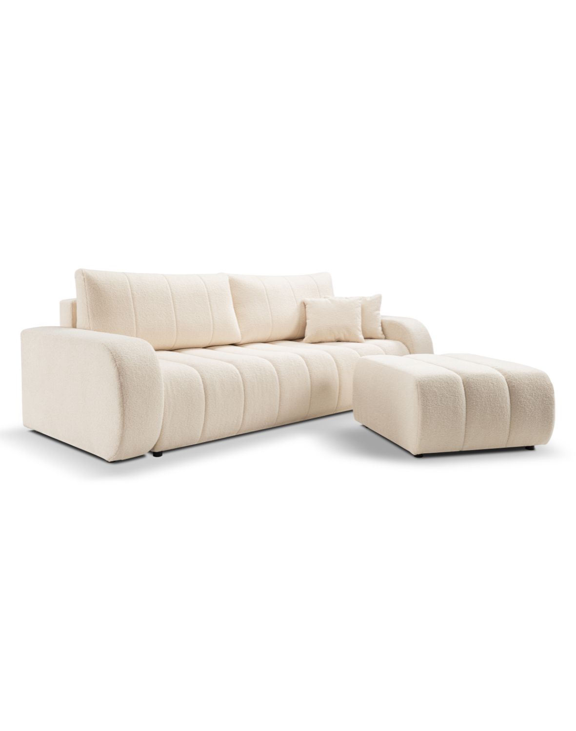 miękka sofa baloo biała