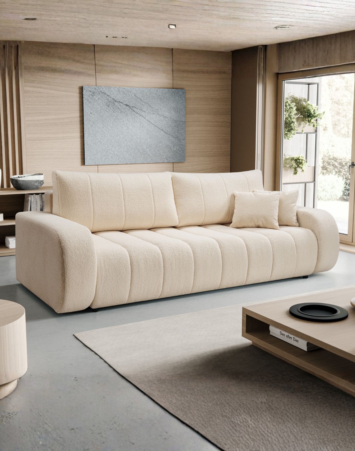 miękka sofa baloo biała