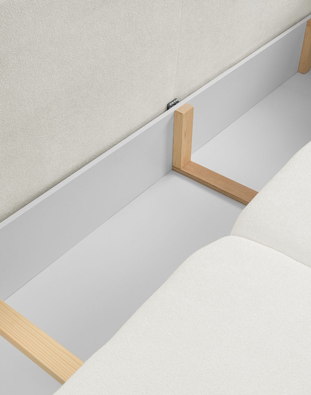 biała sofa base z funkcją spania