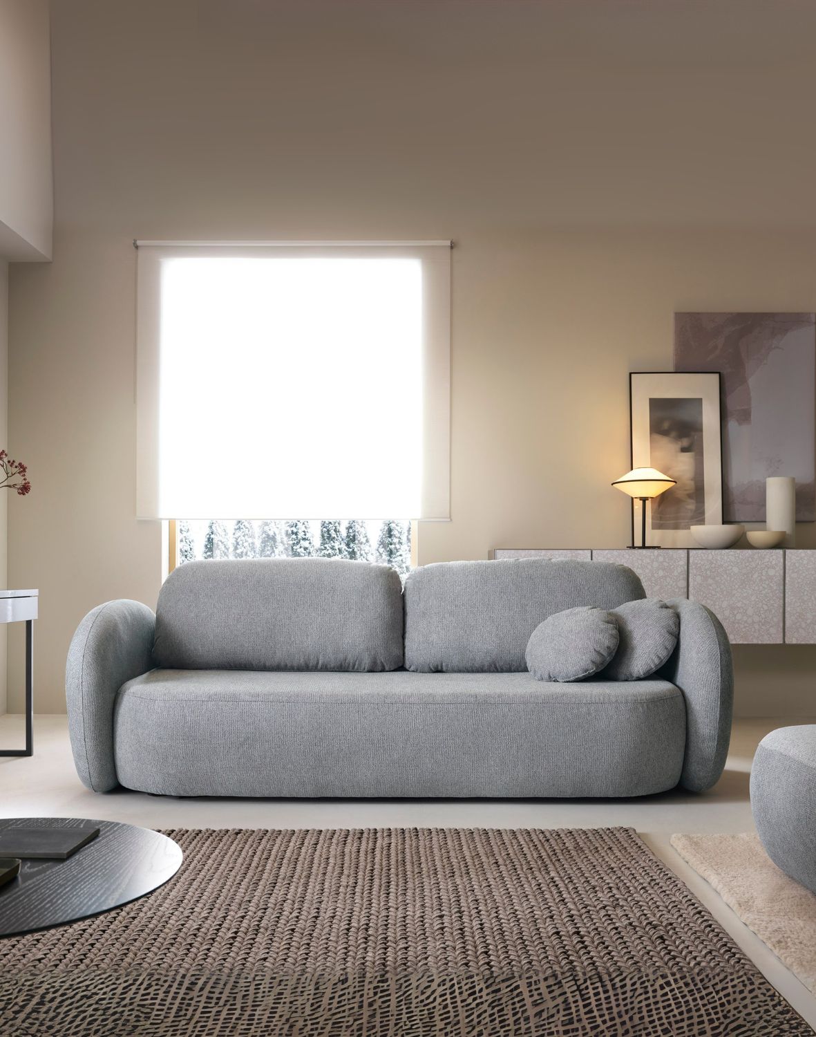 sofa olio laski rozkładana okrągła