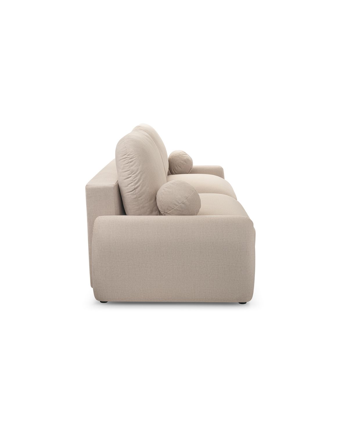 beżowa rozkładana sofa z legowiskiem dla pupila sevilla