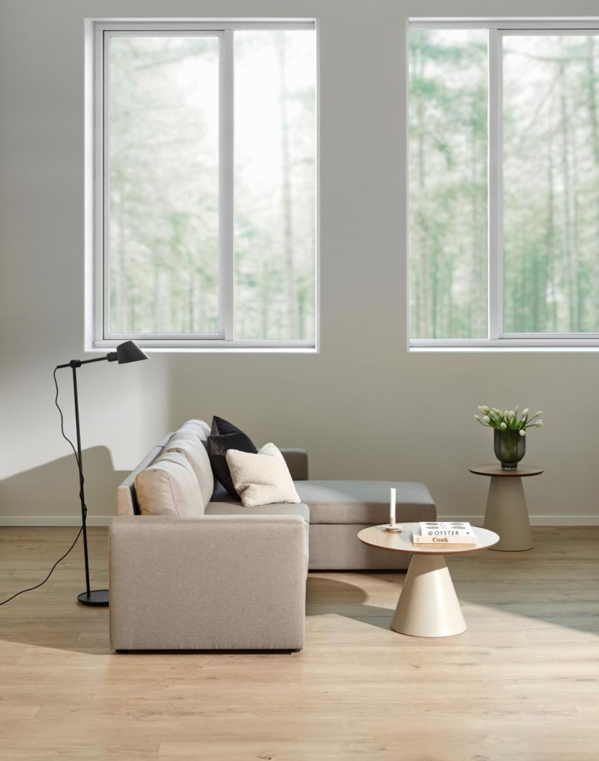 stolik kawowy soli 65 cm, dąb matowy (24074)