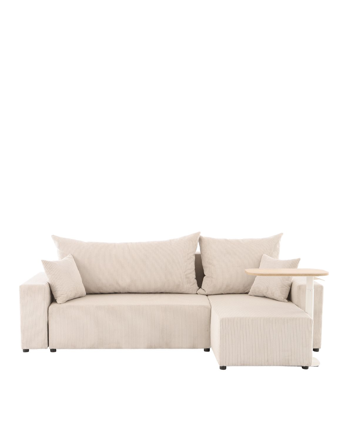 narożnik z funkcją spania sora l 242 cm ze stolikiem pomocniczym alto hm
