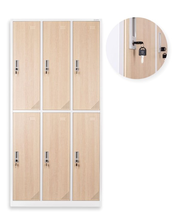 Szafa socjalna szkolna pracownicza Stanford Wood (3487) - OUTLET