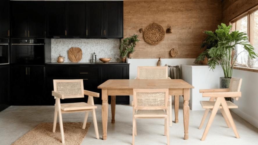 krzesło drewniane stella light z plecionką wiedeńską, rattan