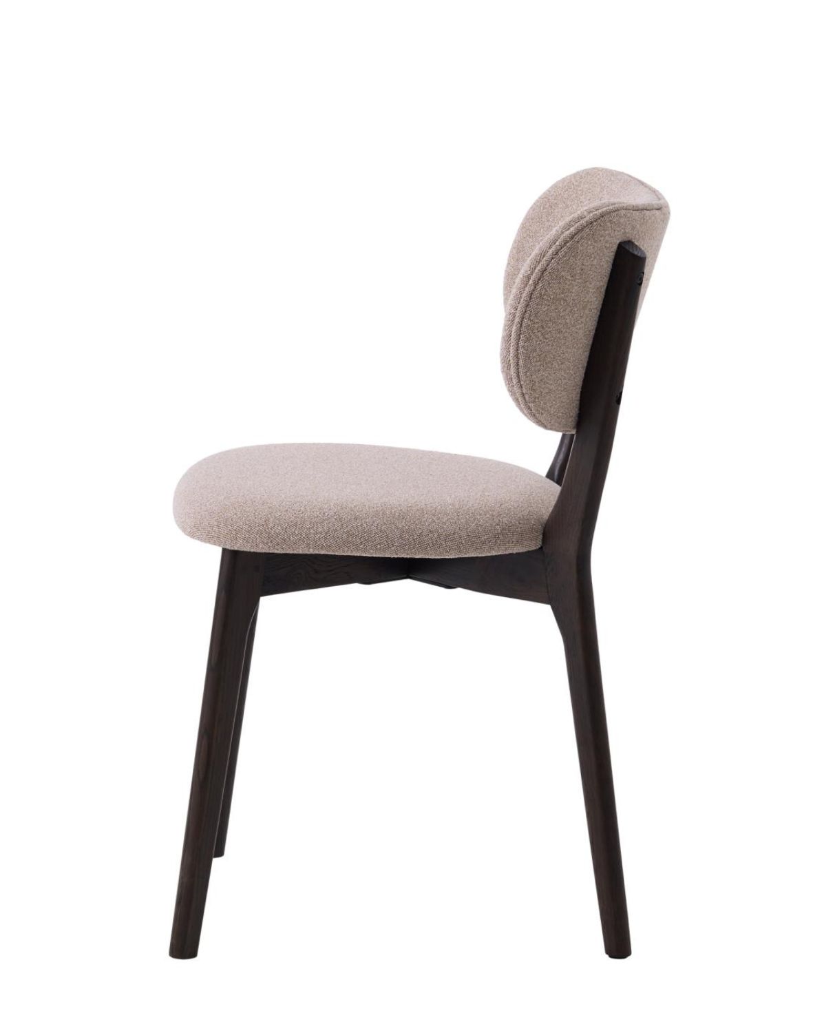 krzesło do jadalni stilo, dębowe nogi w odcieniu ciemnej kawy (50120304)