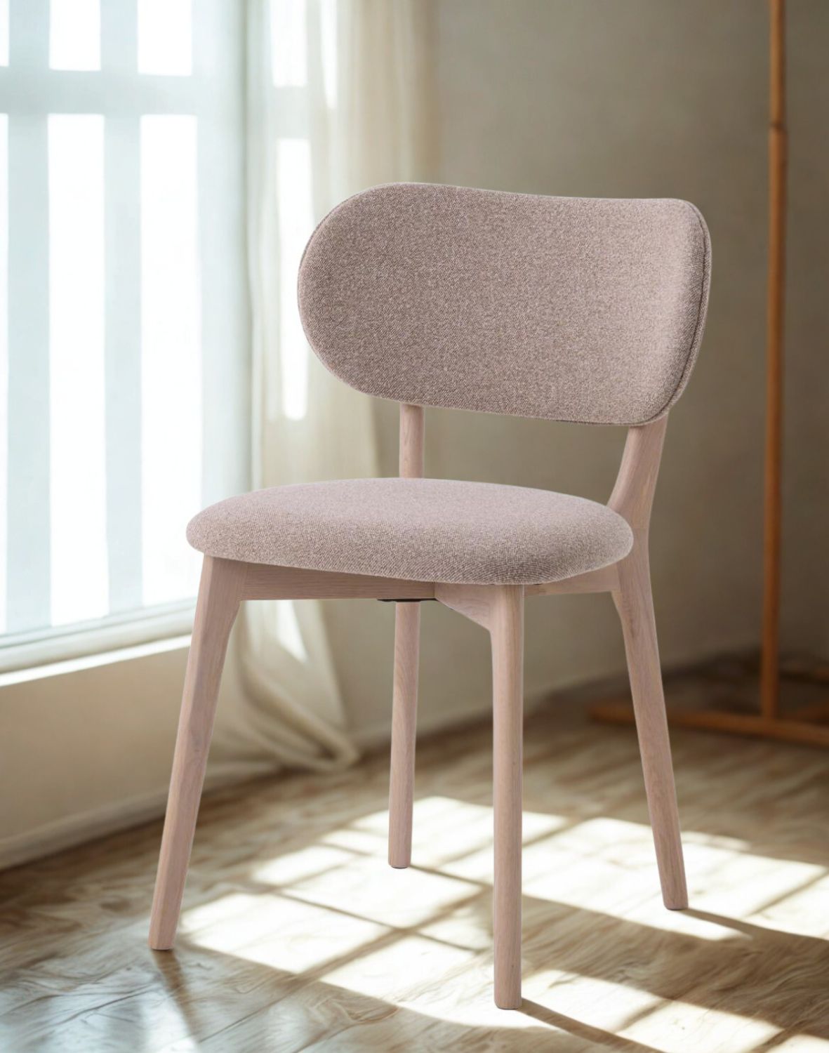 krzesło do jadalni stilo z bielonymi dębowymi nogami (50120404)