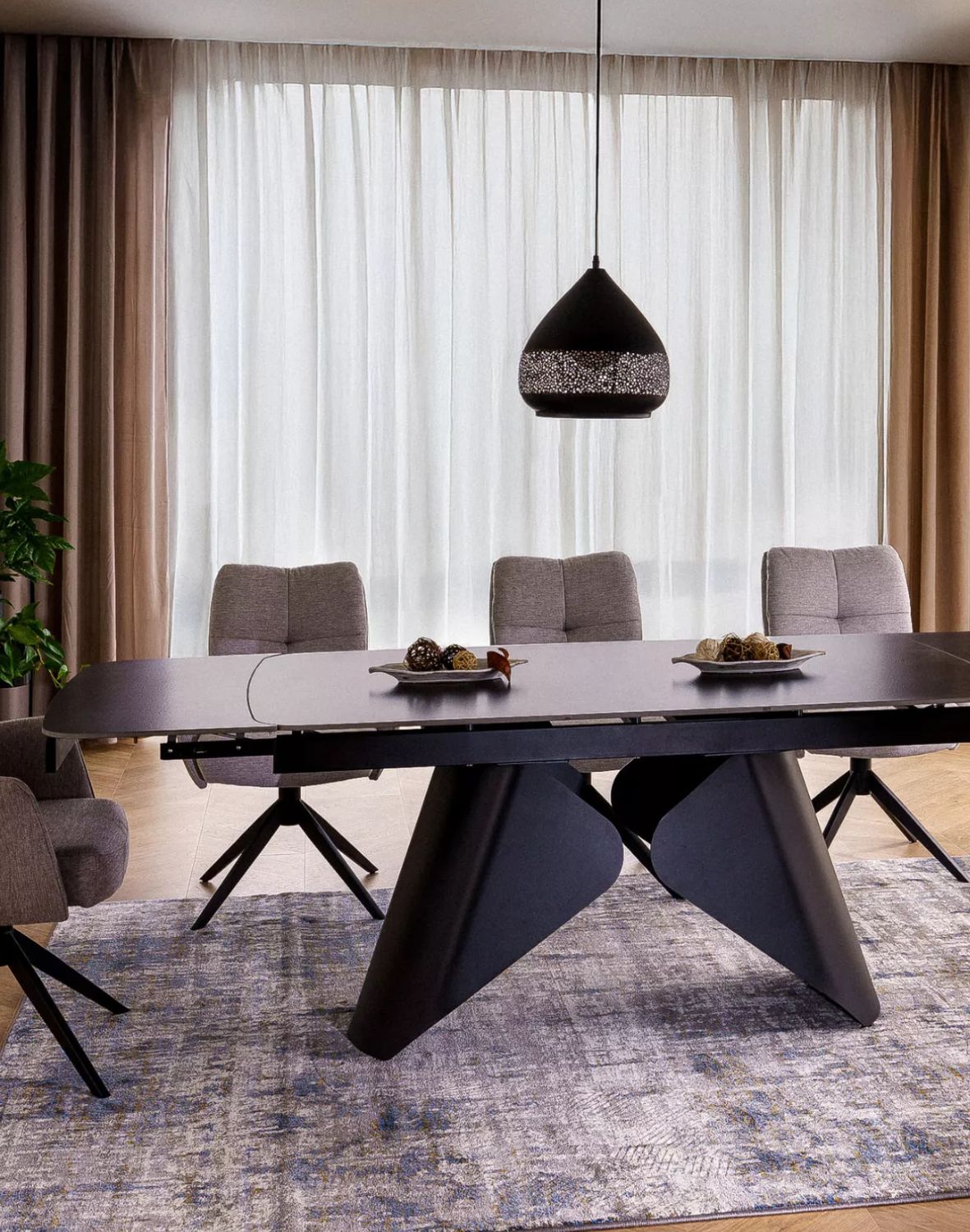 stol armando czarny mat