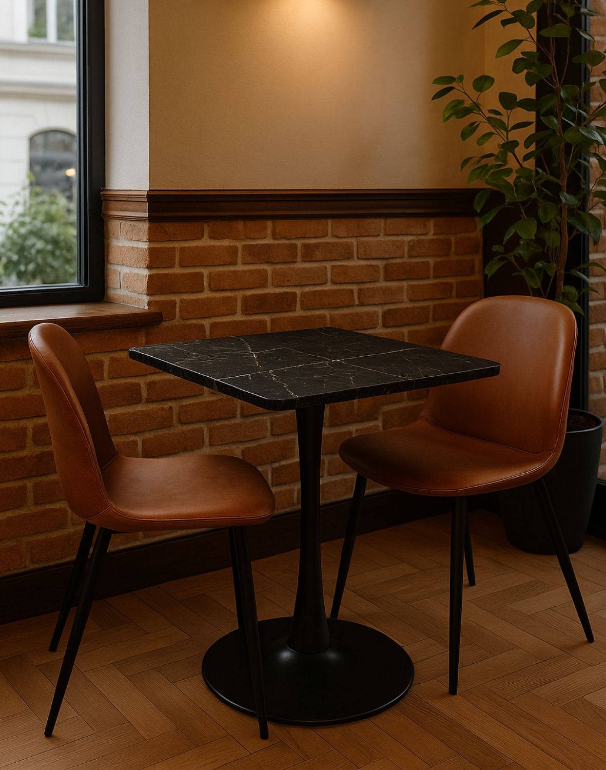 stol espero ii czarny mat