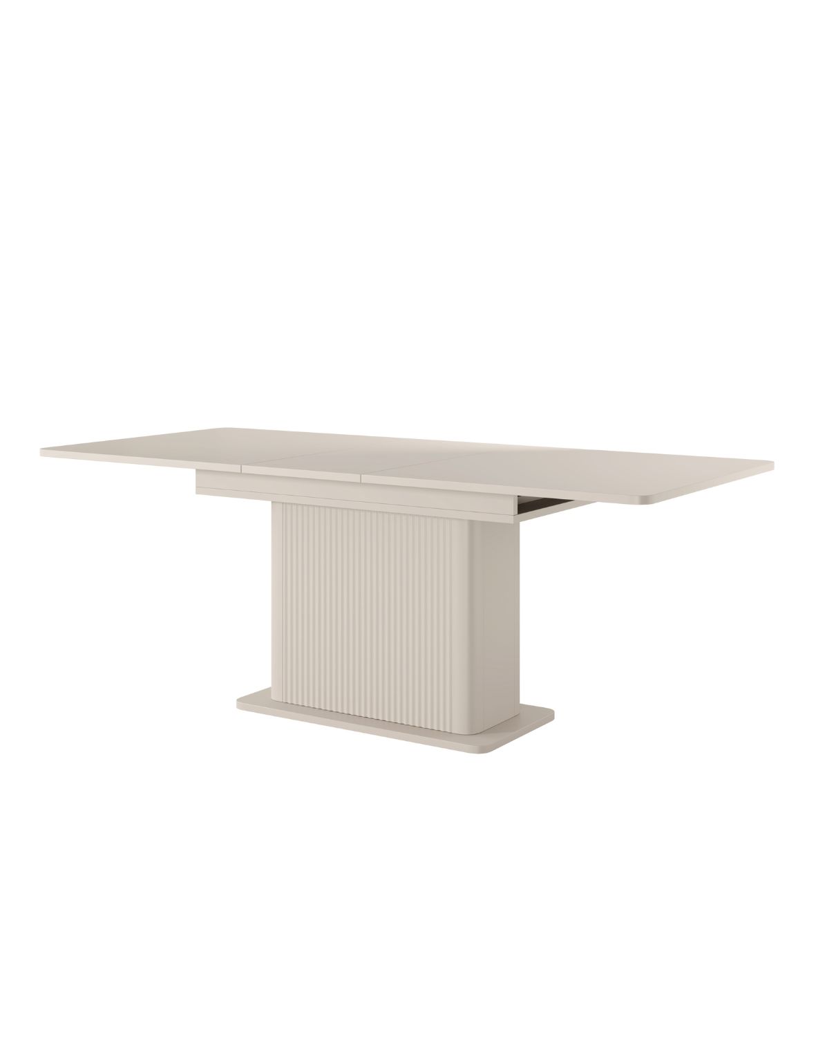 rozkładany stół do jadalni beżowy lante m