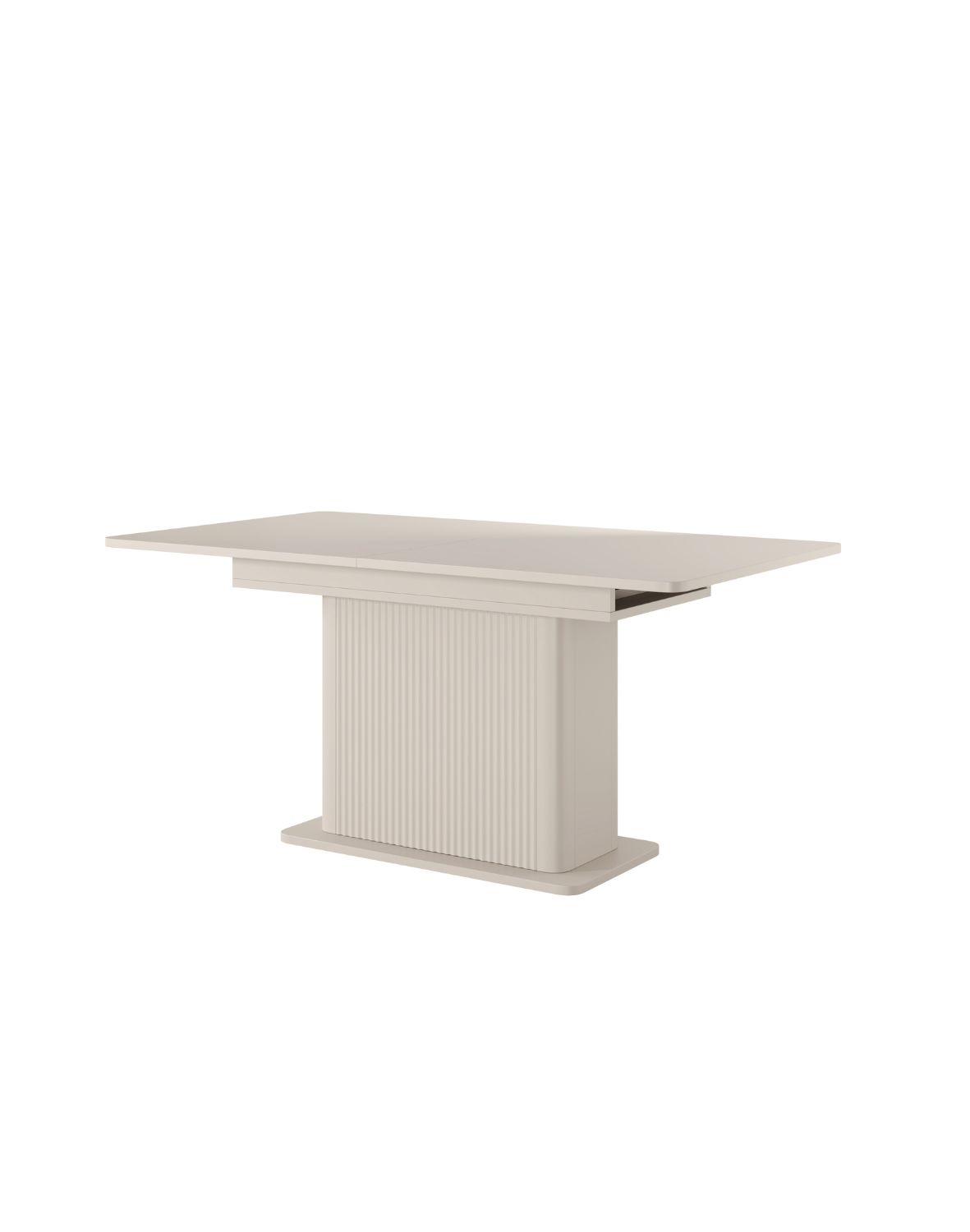 rozkładany stół do jadalni beżowy lante m