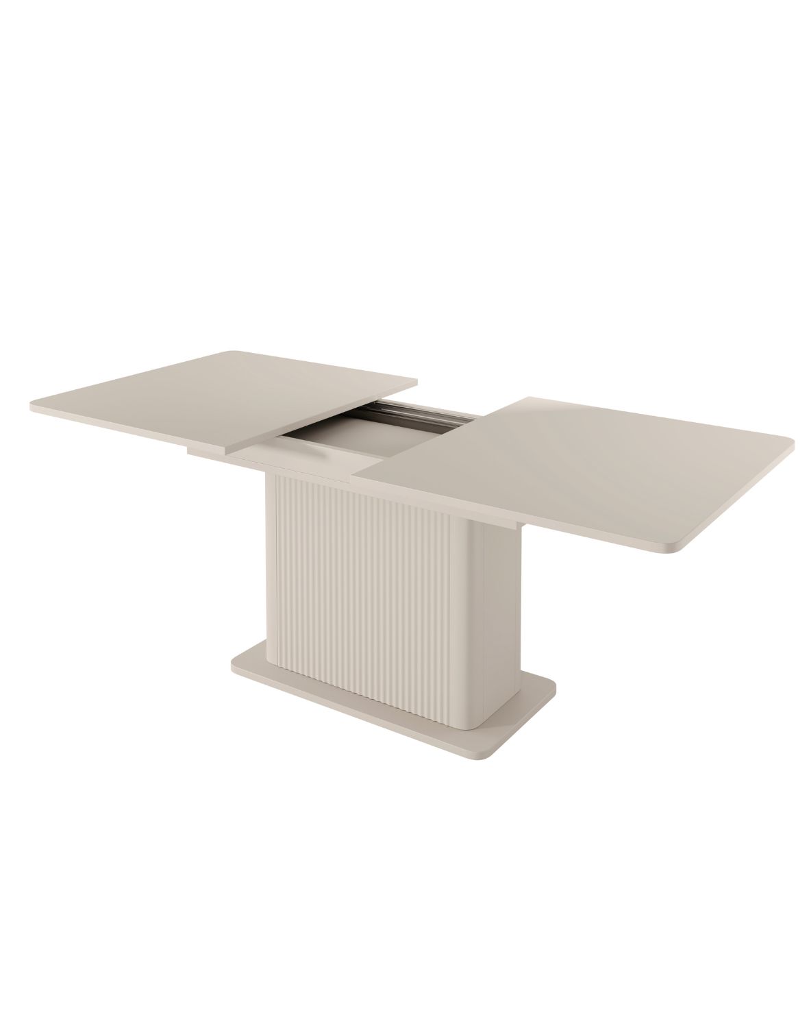 rozkładany stół do jadalni beżowy lante m