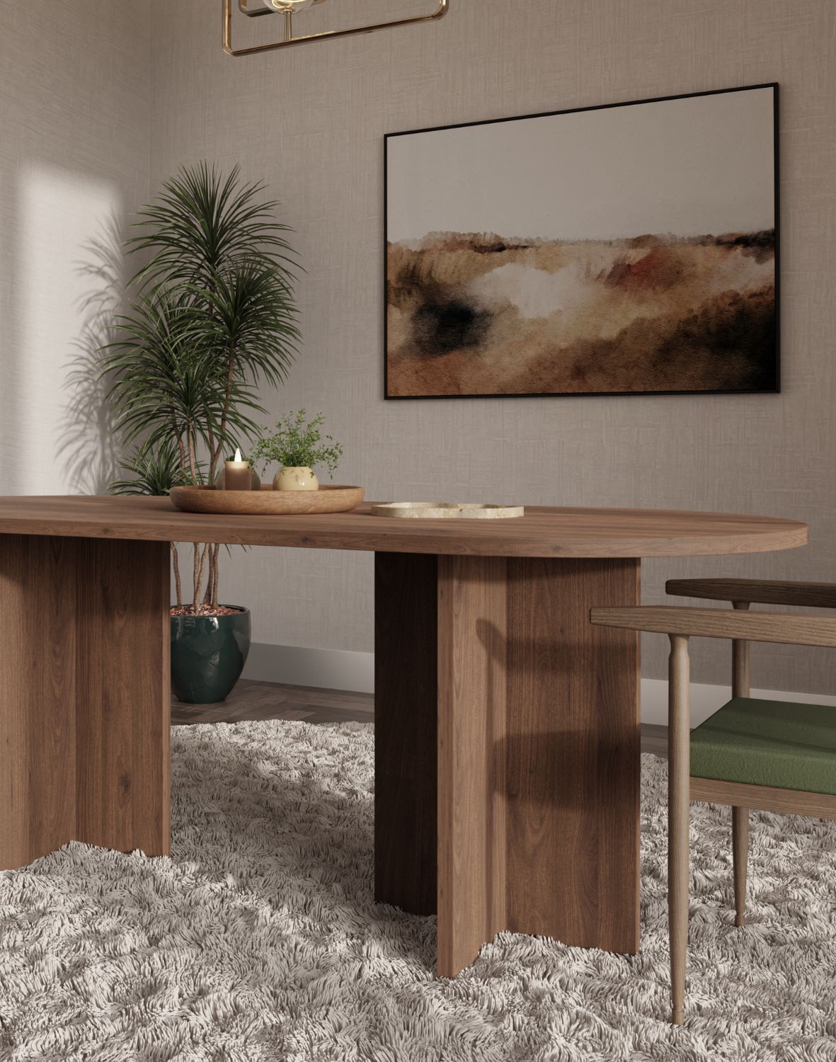 stol loen orzech okapi