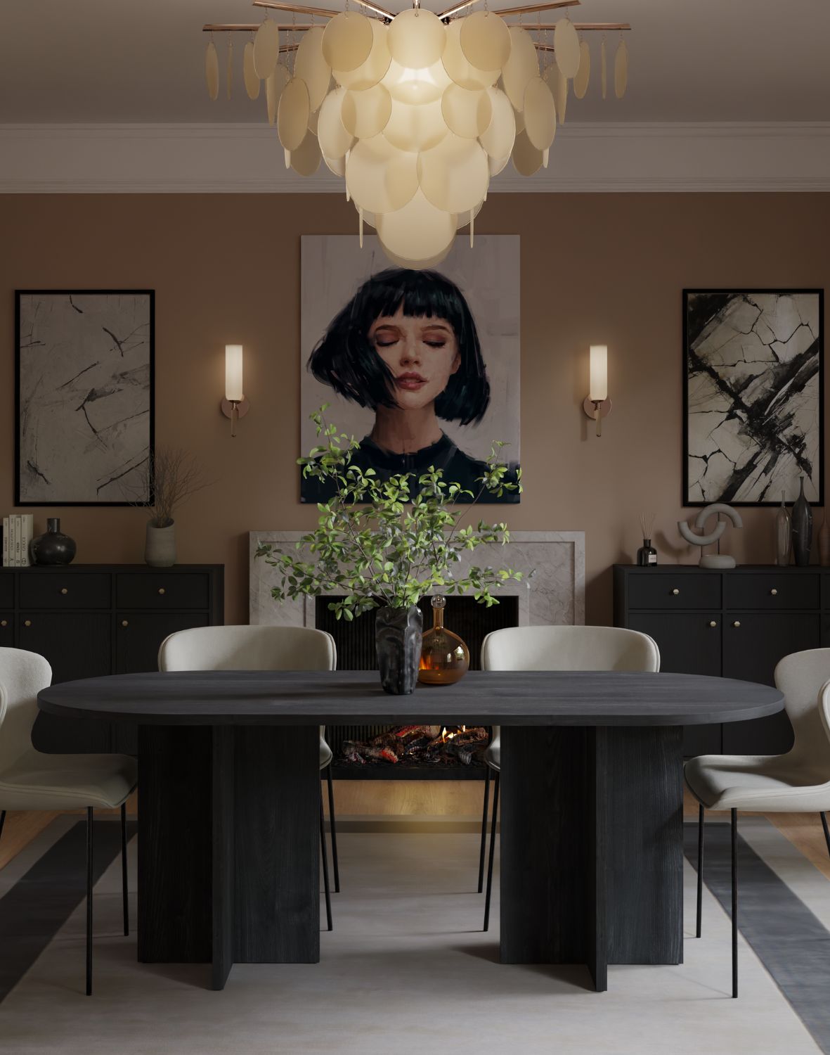 stol owalny loen jesion portland