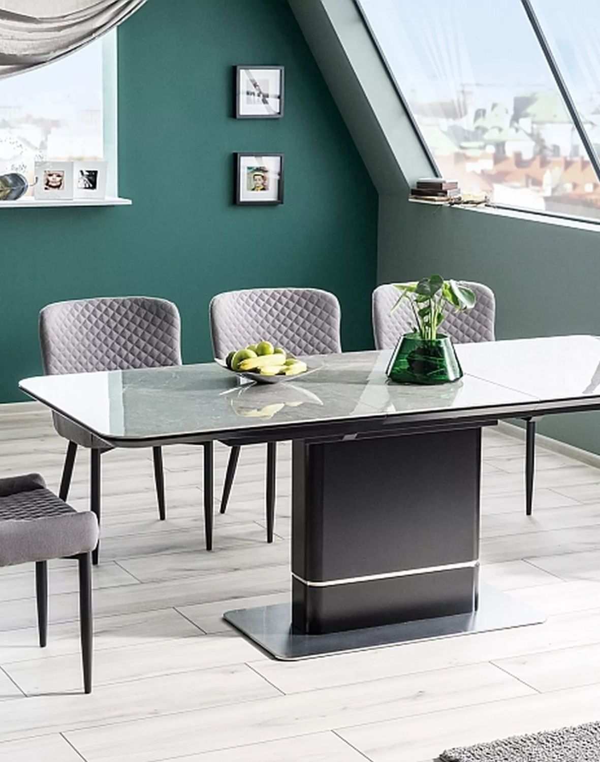 stol pallas ceramic szary