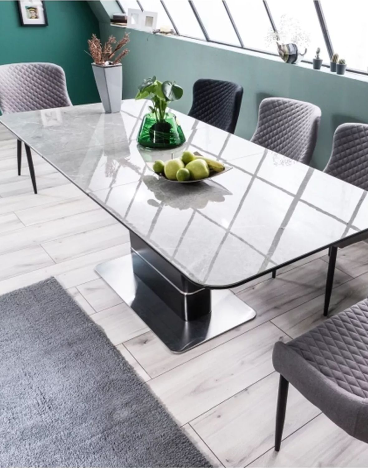 stol pallas ceramic szary