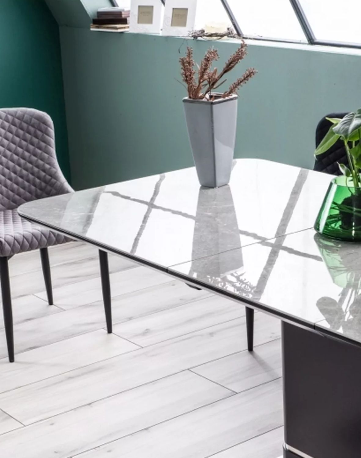 stol pallas ceramic szary