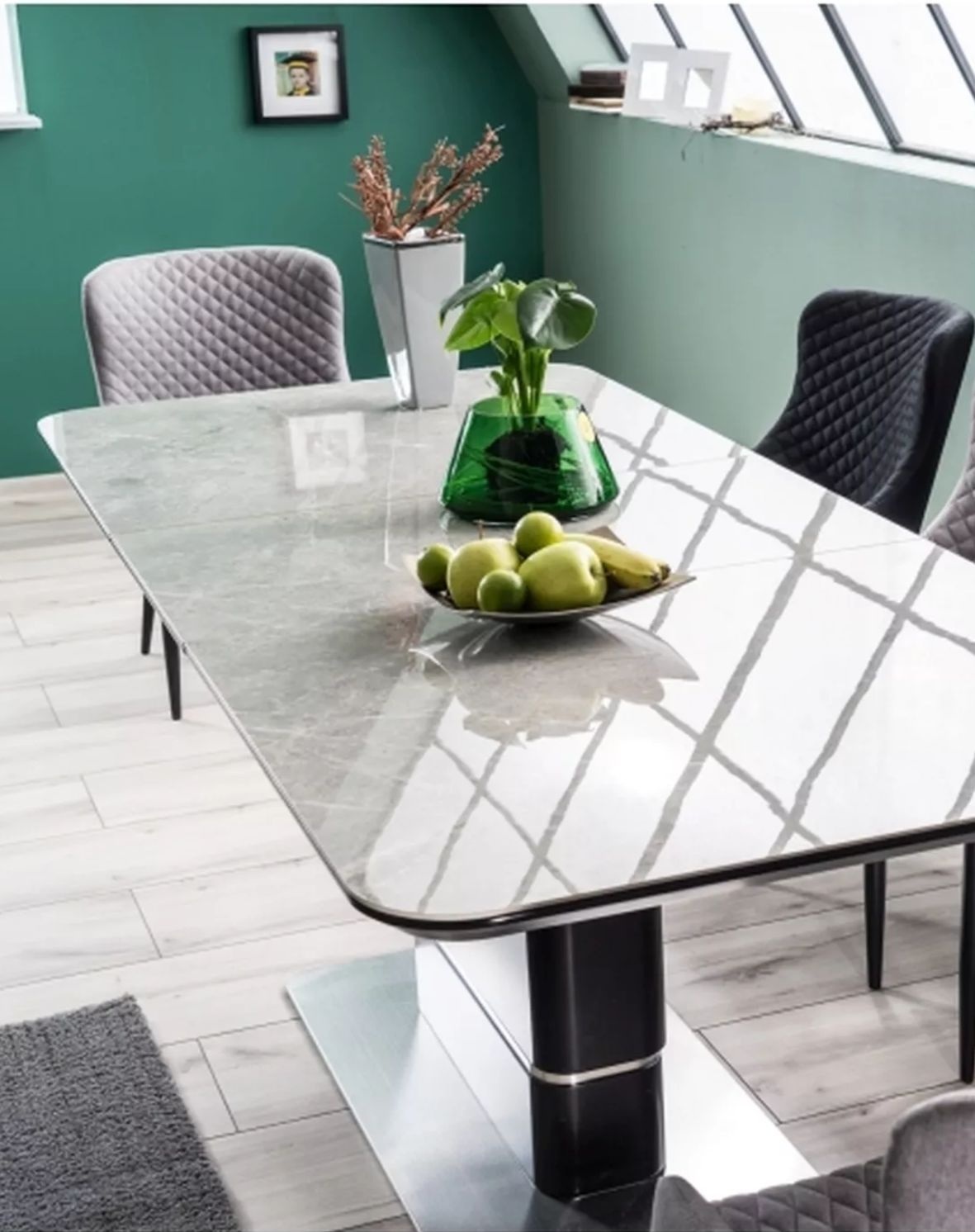 stol pallas ceramic szary