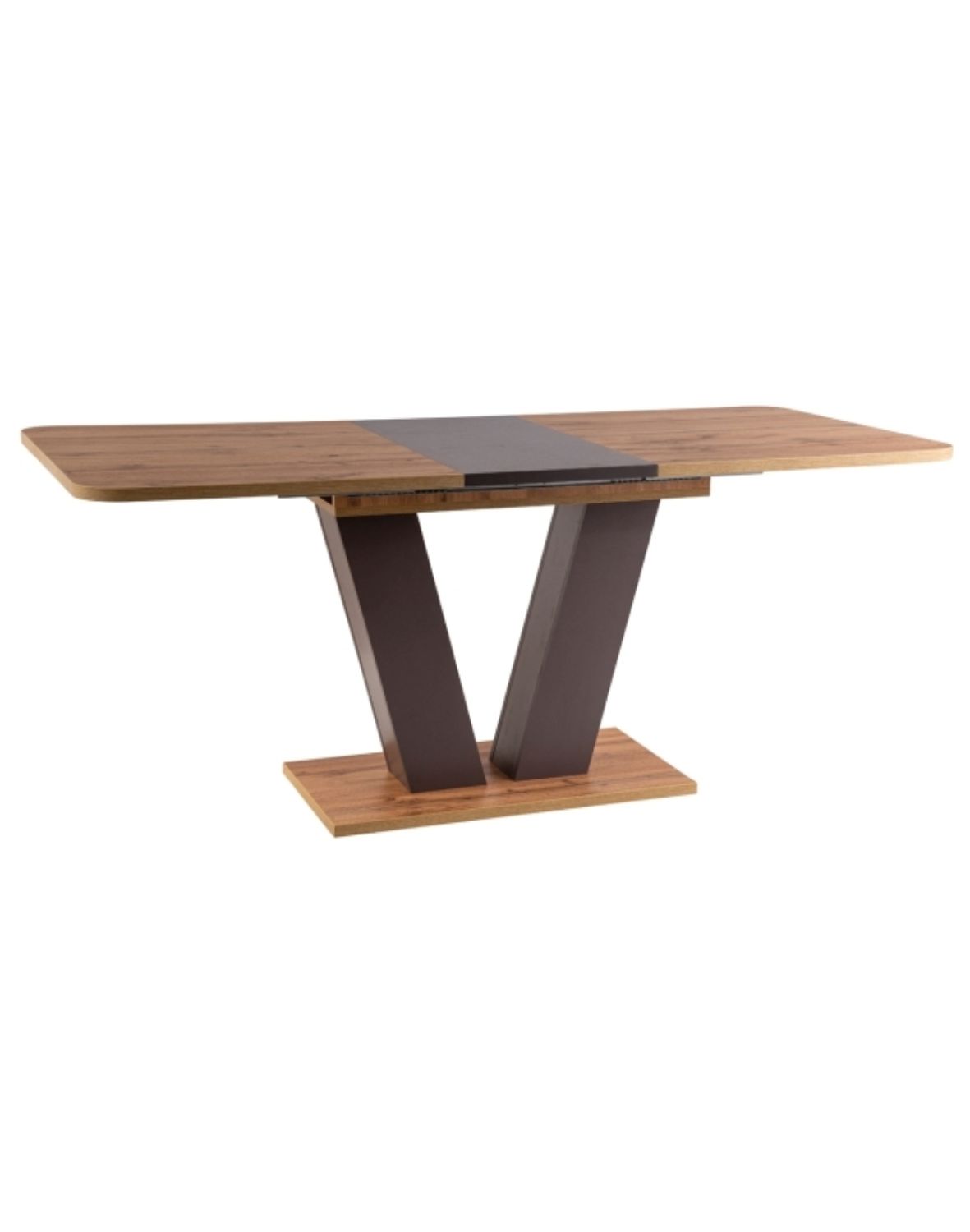 stol platon in dab brazowy