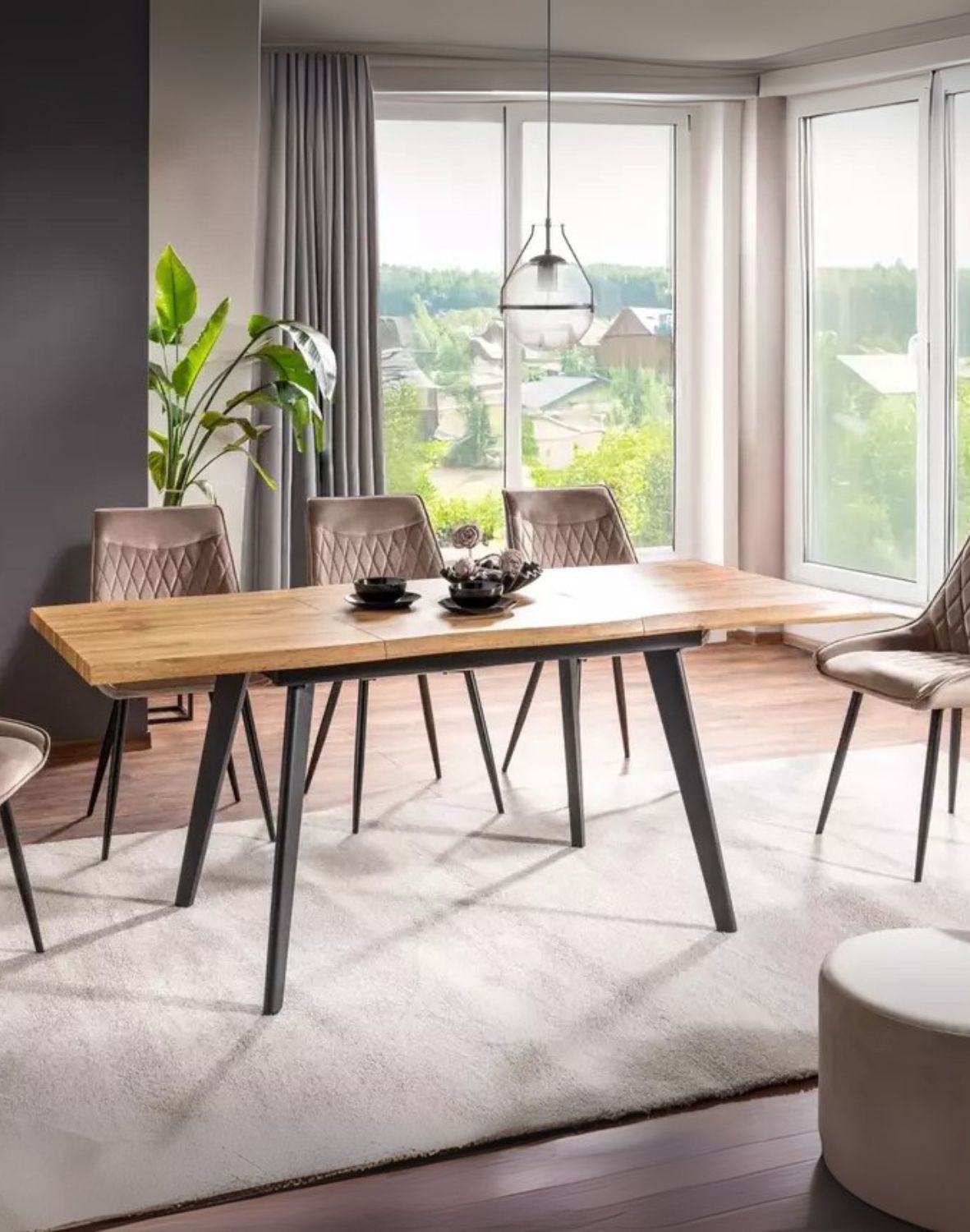 stol rozkladany fresno dab artisam 120x80