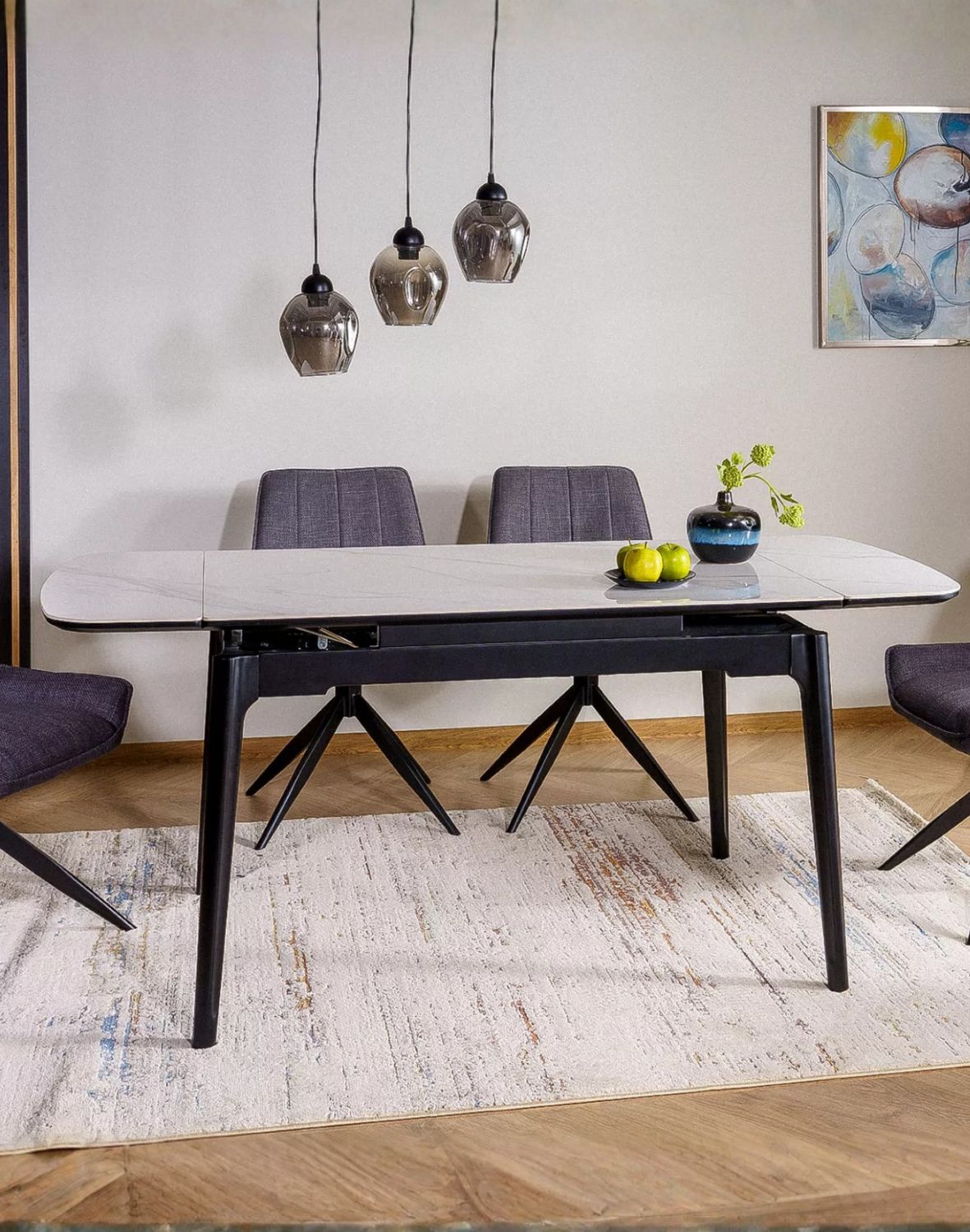 stol sento bialy polysk