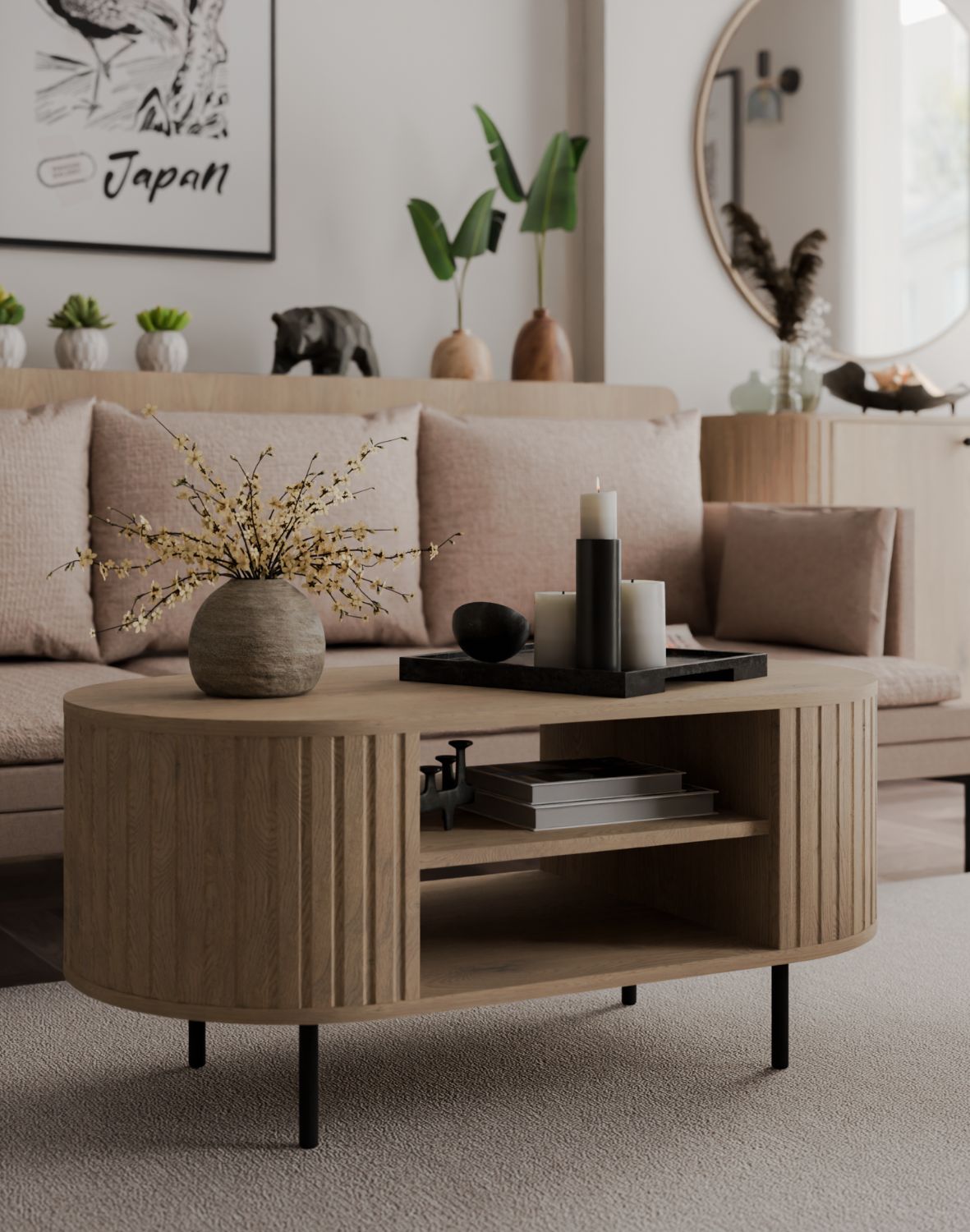 stolik kawowy ovalio dab cremona typ 202