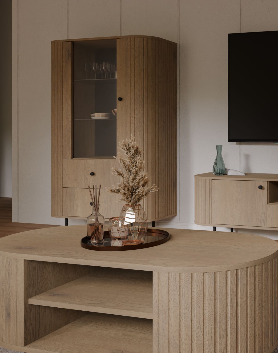 stolik kawowy ovalio dab cremona typ 202