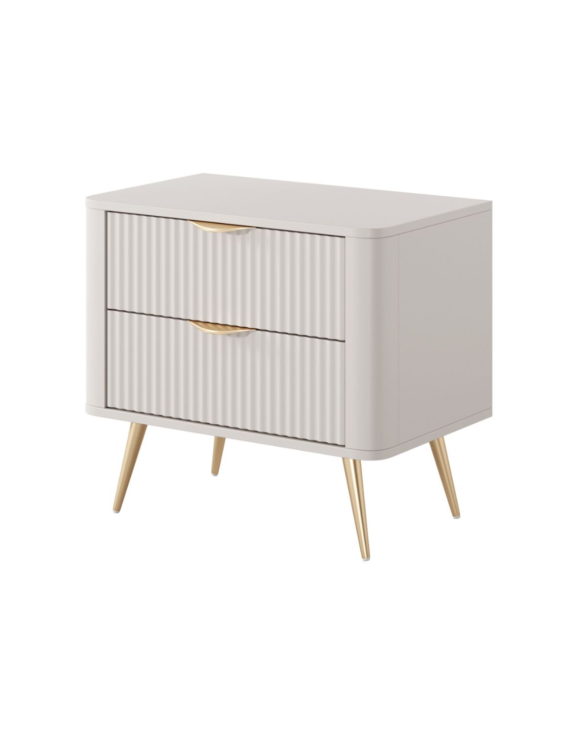 beżowy stolik nocny lante g