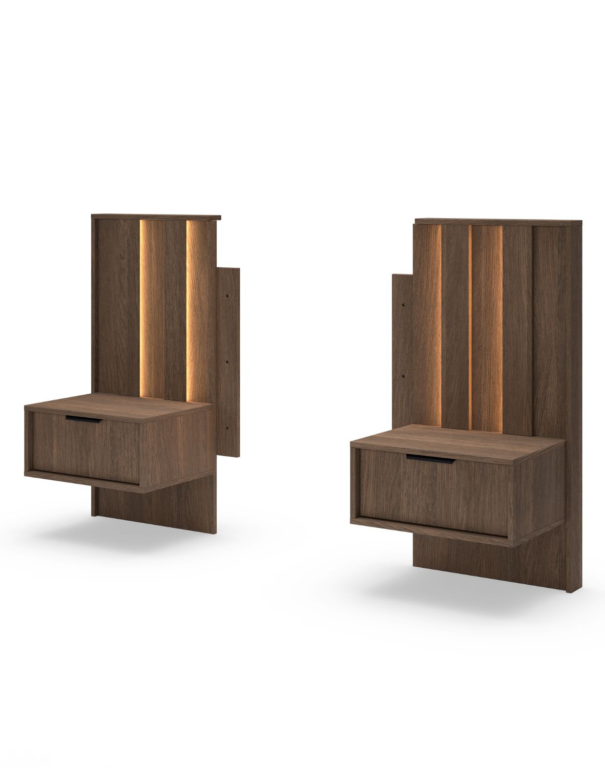 stoliki nocne amaro dąb dunin z led