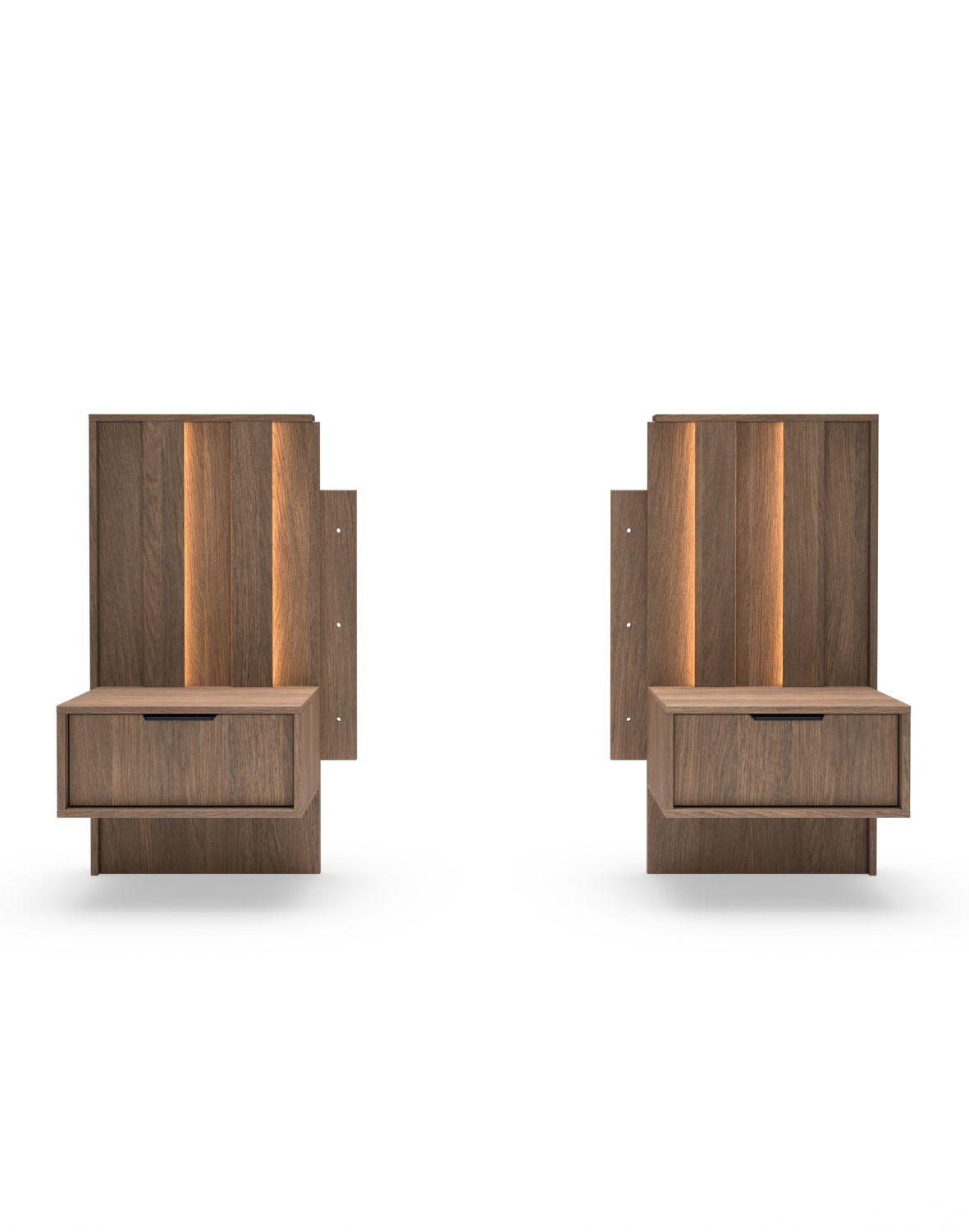 stoliki nocne amaro dąb dunin z led