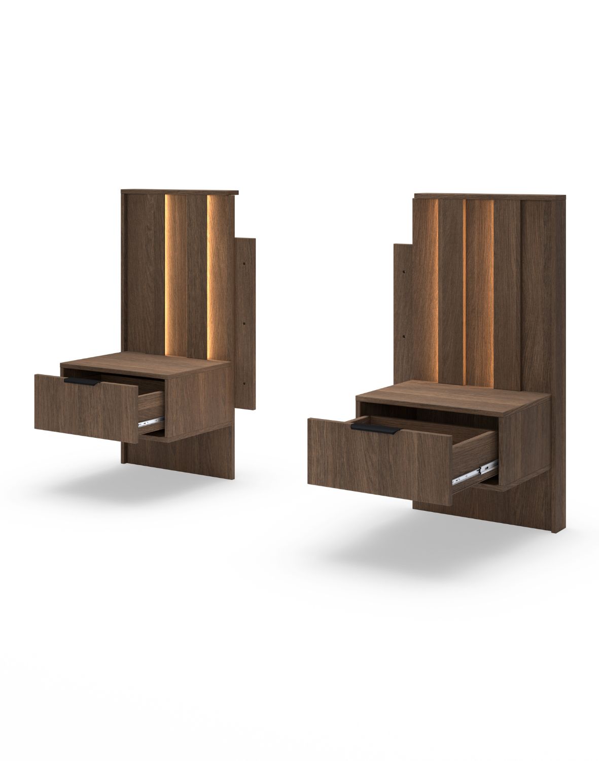 stoliki nocne amaro dąb dunin z led