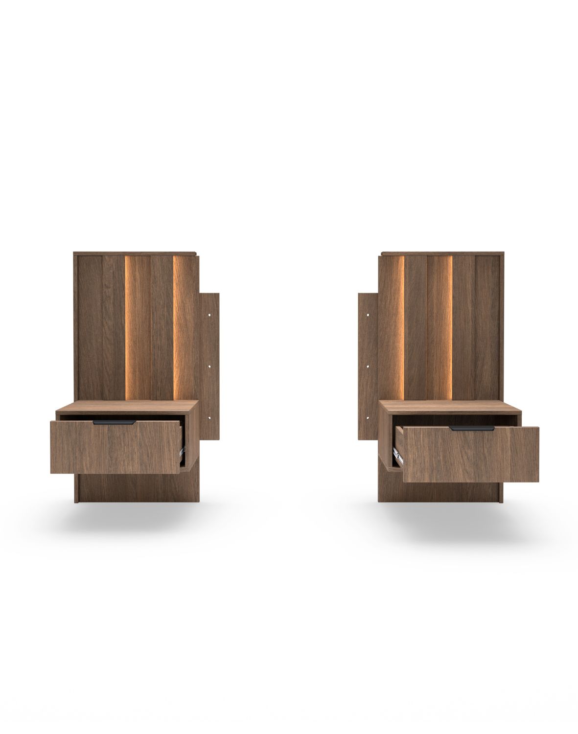 stoliki nocne amaro dąb dunin z led