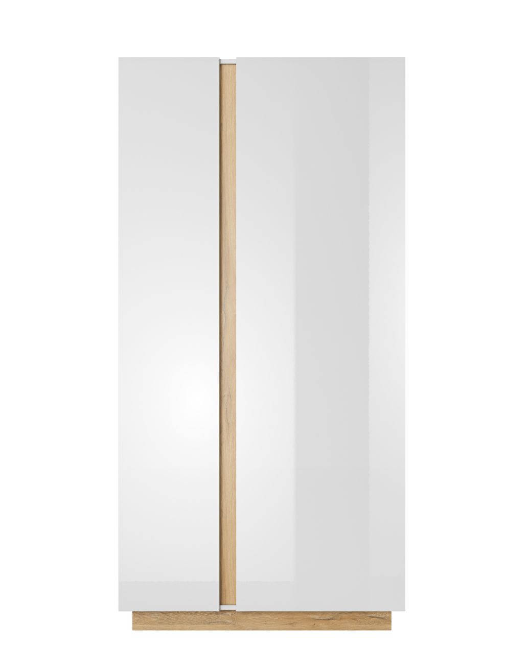 dwudrzwiowa szafa biała połysk arco a 96