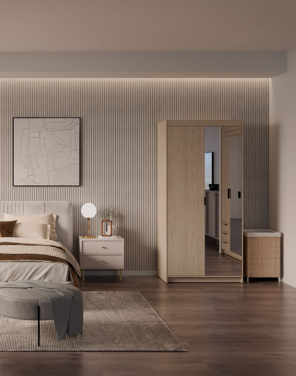 szafa elena 2d1l dab olejowany