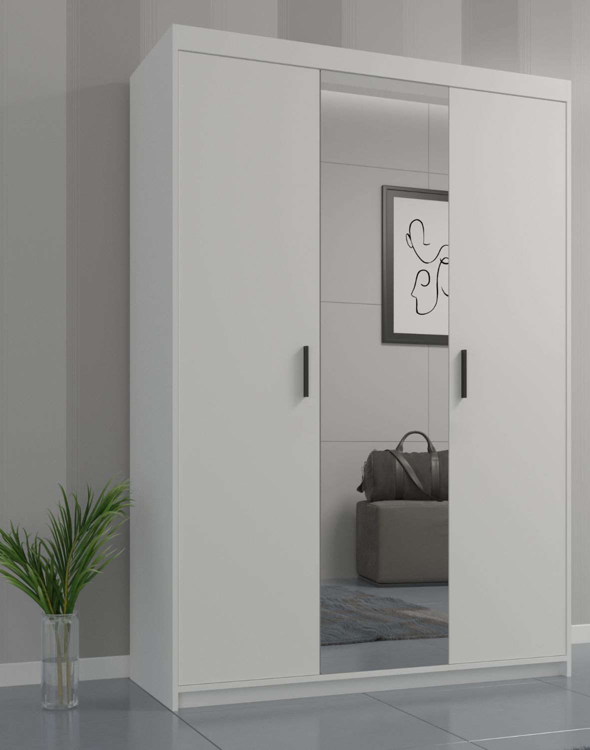 szafa elena 3d1l biala