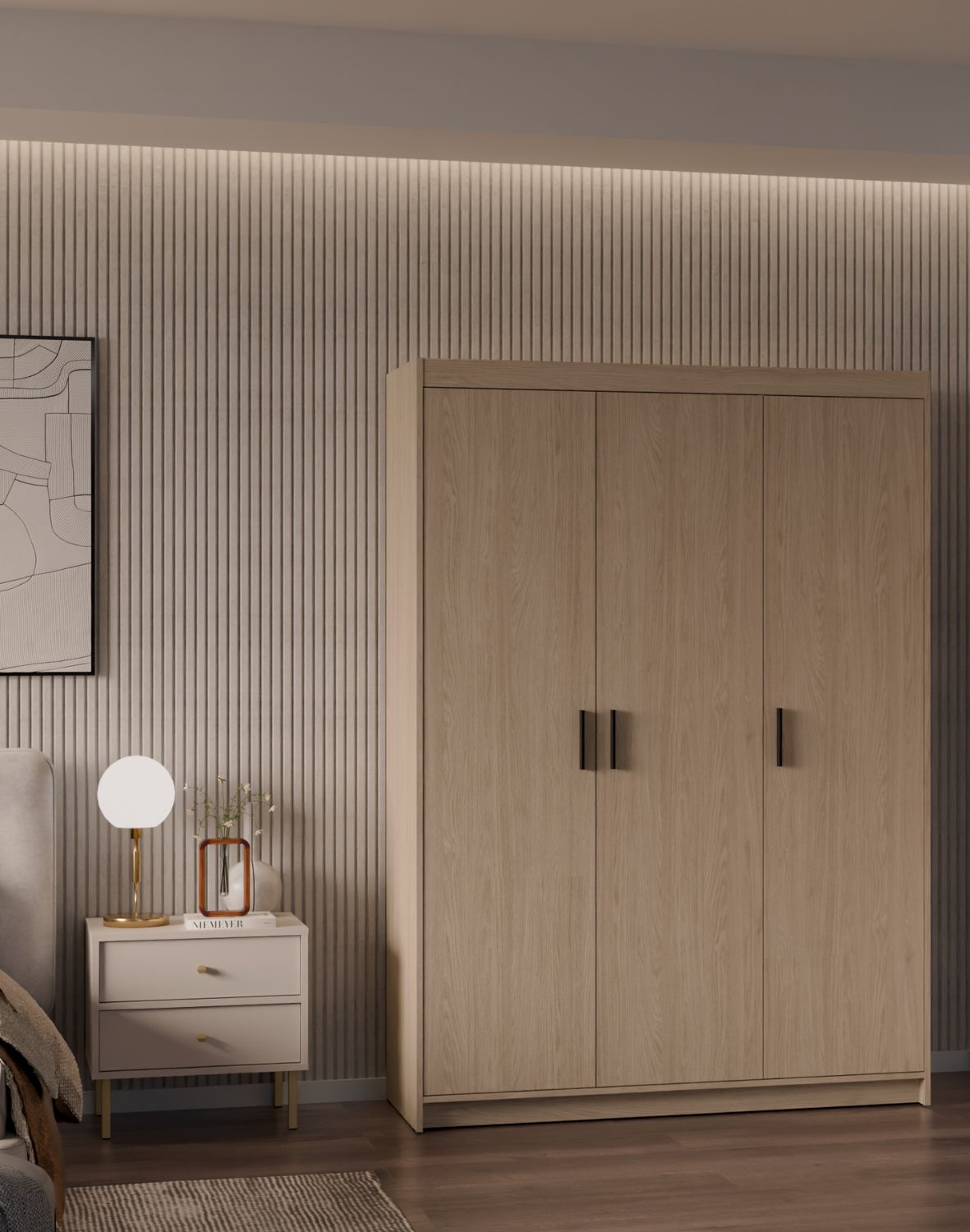 szafa elena 3d do03 dab olejowany