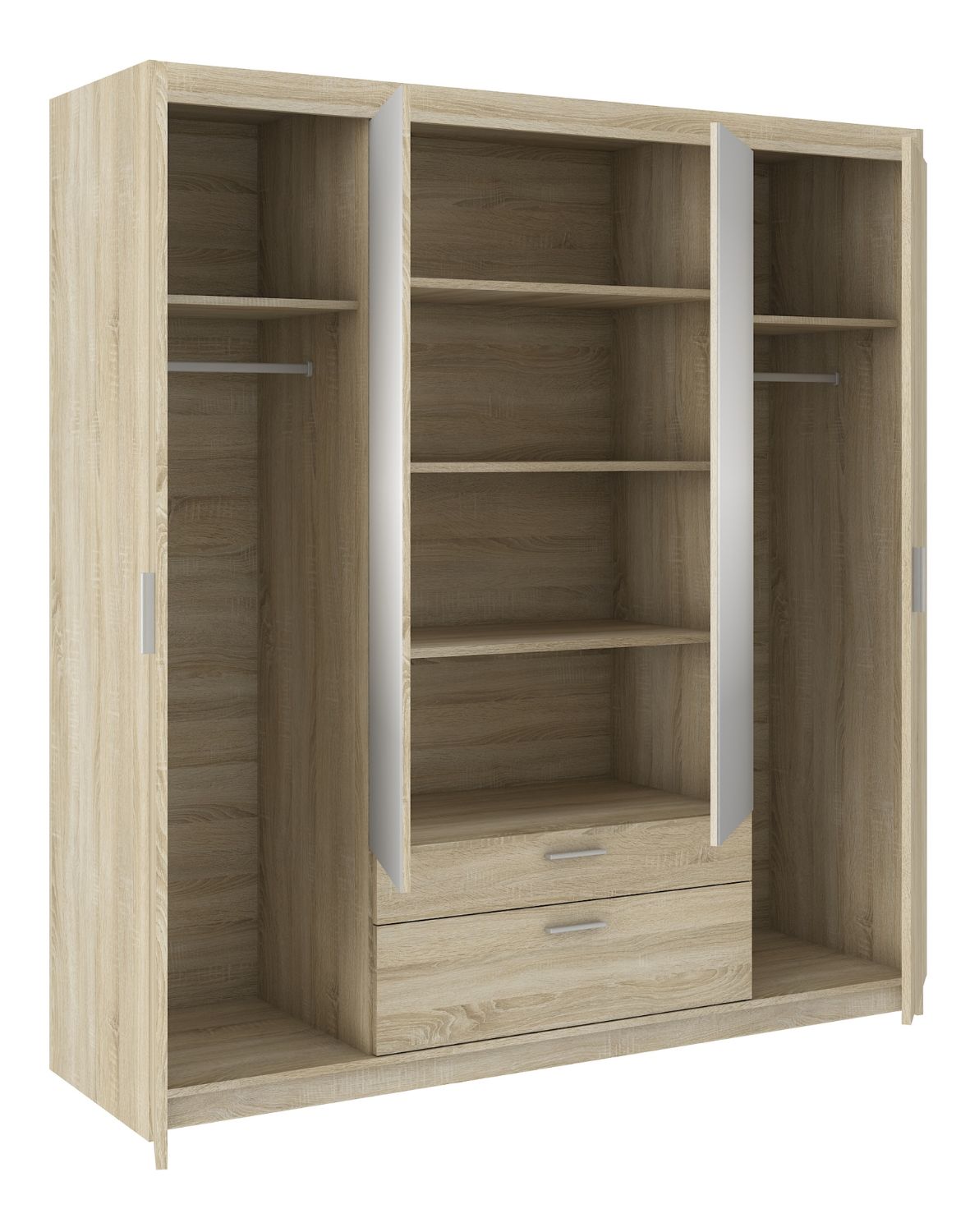 szafa elena 4d2s dab  sonoma