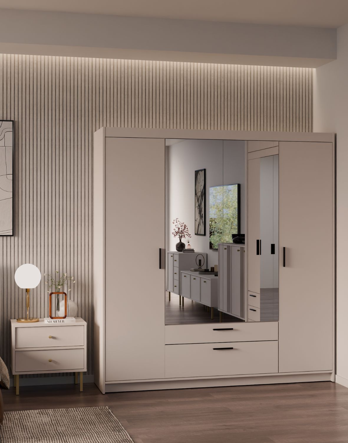 szafa elena 4d2s bp04 z lustrem bez