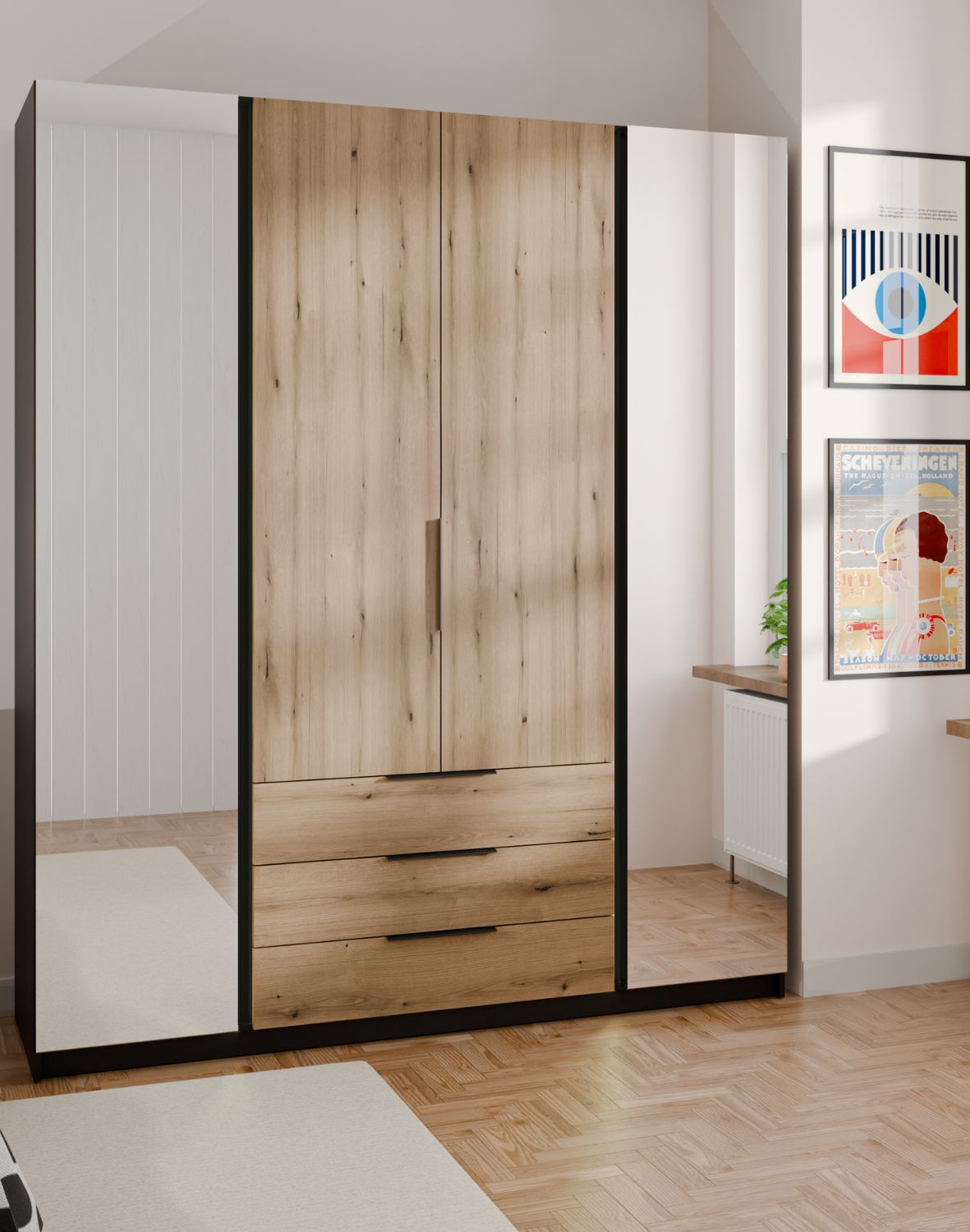 szafa kaja bl ev 2lustro 2f3s