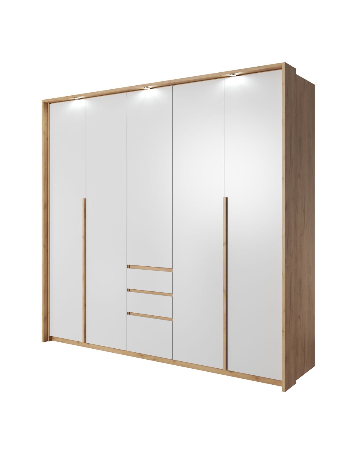 duża biała szafa do sypialni xelo a 230 cm