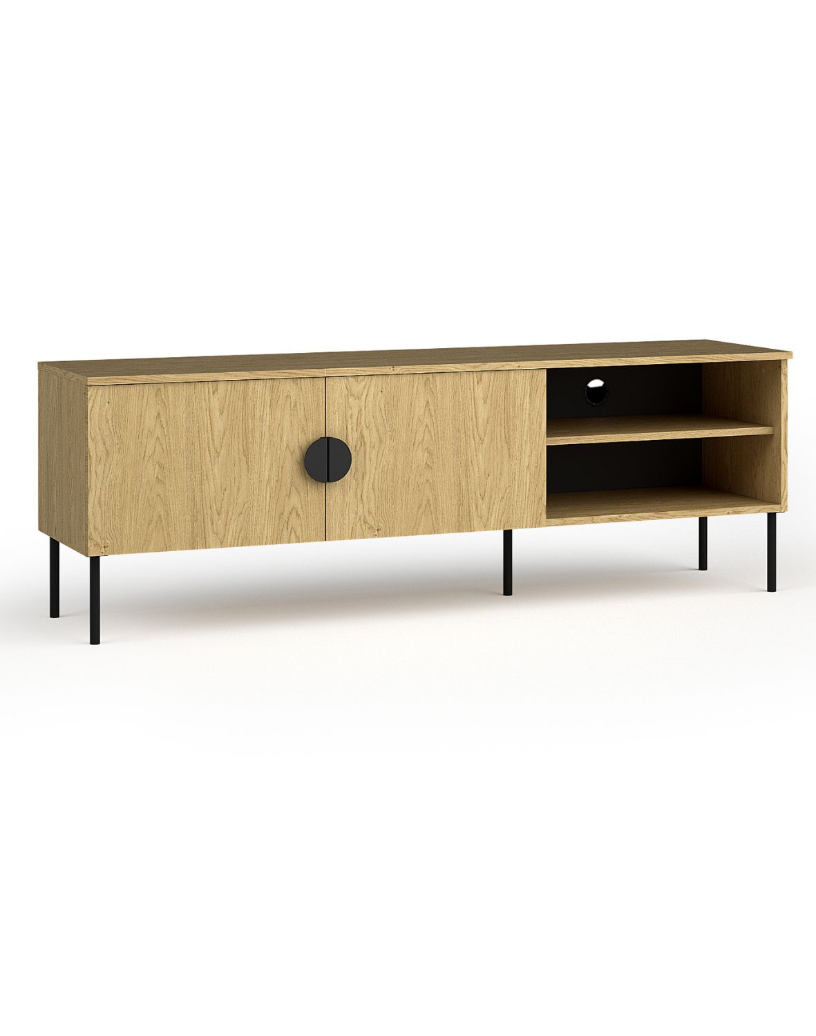 Szafka RTV MOND 08 Dąb Baltic 160 cm